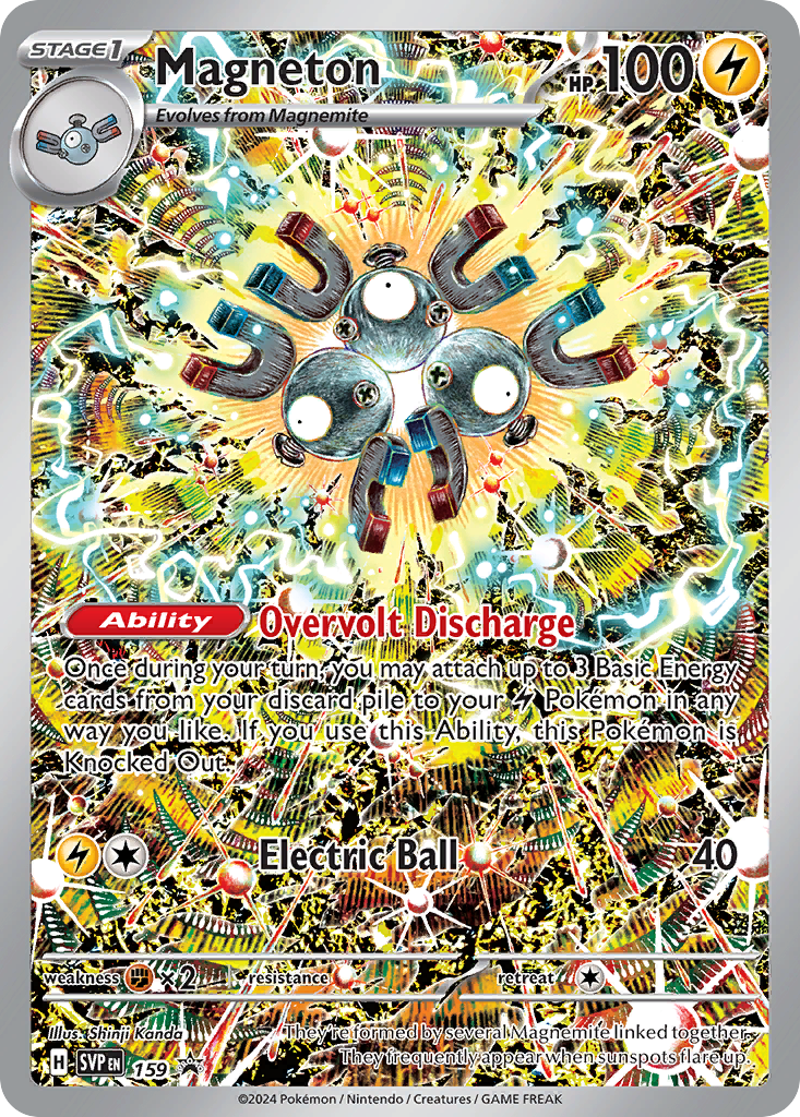 Magneton - 159/224 - holofoil - Scarlet & Violet Black Star Promos