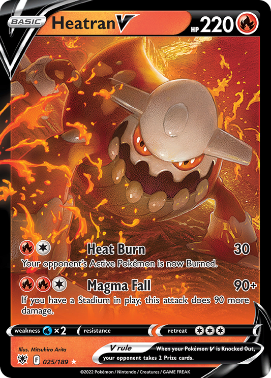 Heatran V - 025/189 - holofoil - Astral Radiance