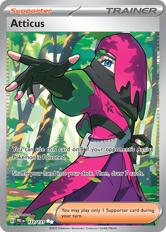 Atticus - 133/131 - holofoil - Prismatic Evolutions