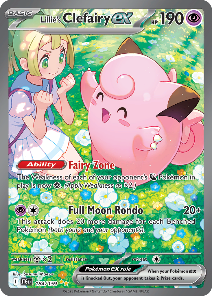 Lillie's Clefairy ex - 184/159 - holofoil - Journey Together