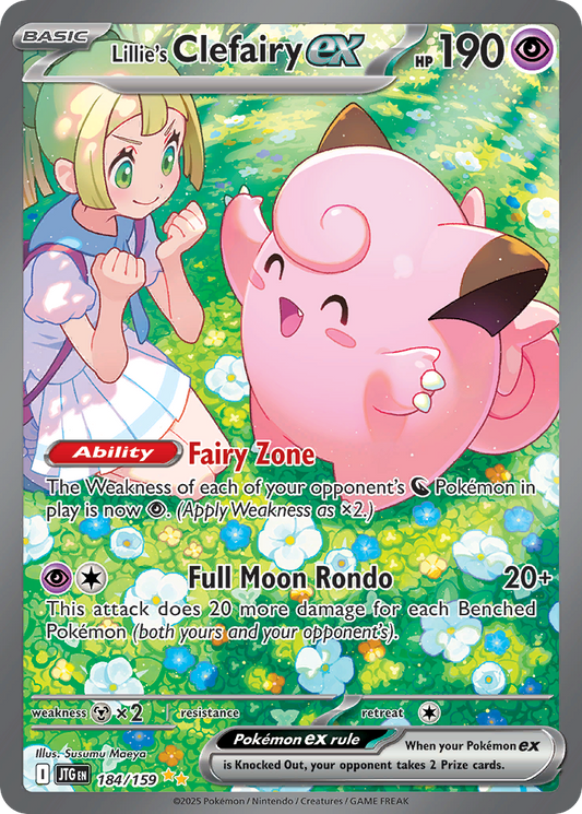 Lillie's Clefairy ex - 184/159 - holofoil - Journey Together