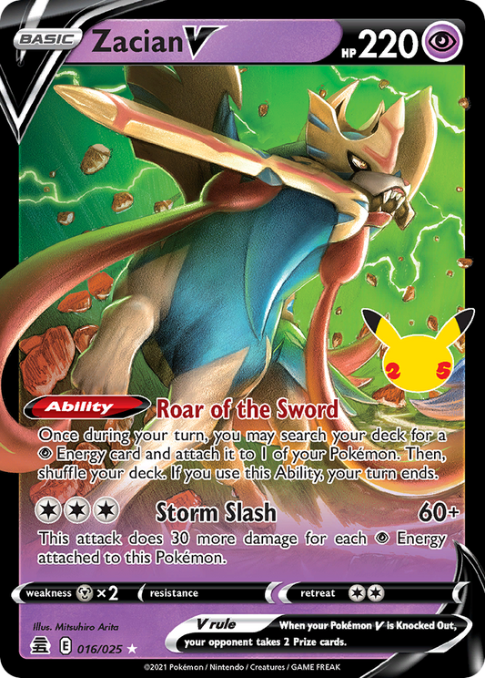 Zacian V - 16/25 - holofoil - Celebrations