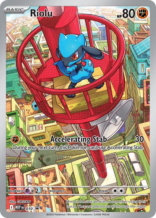 Riolu - 010/71 - holofoil - Mega Evolution Black Star Promos