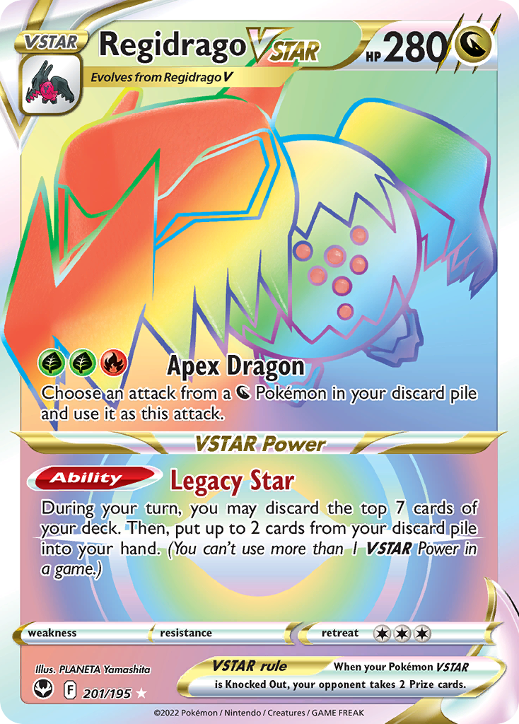 Regidrago VSTAR - 201/195 - holofoil - Silver Tempest