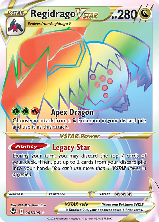 Regidrago VSTAR - 201/195 - holofoil - Silver Tempest