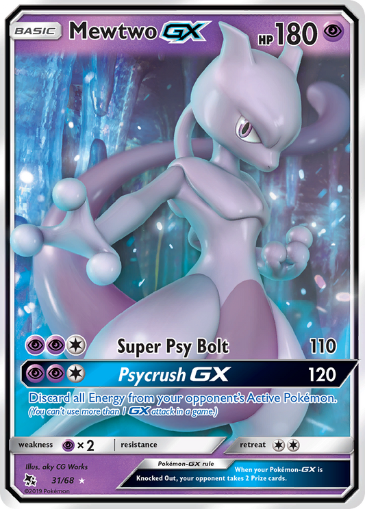 Mewtwo-GX - 31/68 - holofoil - Hidden Fates