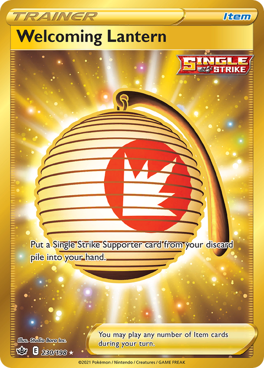 Welcoming Lantern - 230/198 - holofoil - Chilling Reign