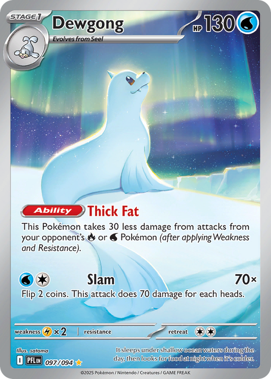 Dewgong - 097/094 - holofoil - Phantasmal Flames
