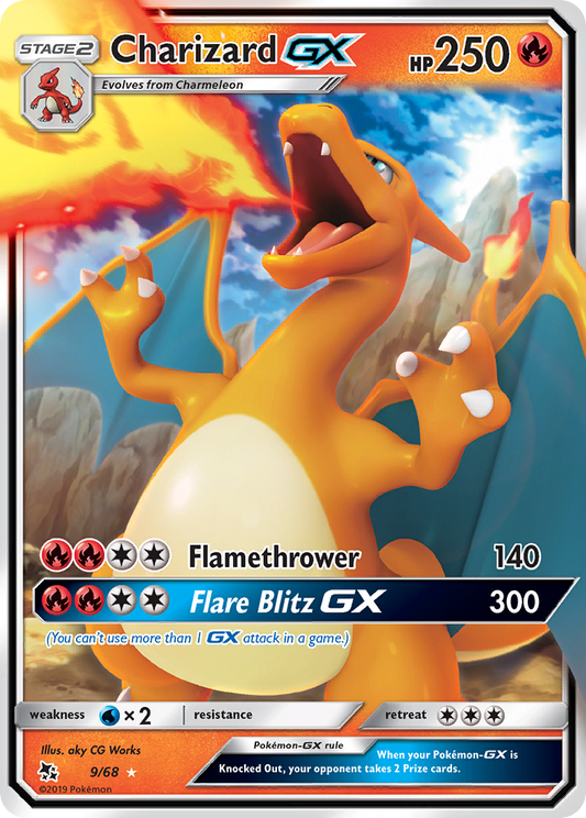 Charizard-GX - 9/68 - holofoil - Hidden Fates