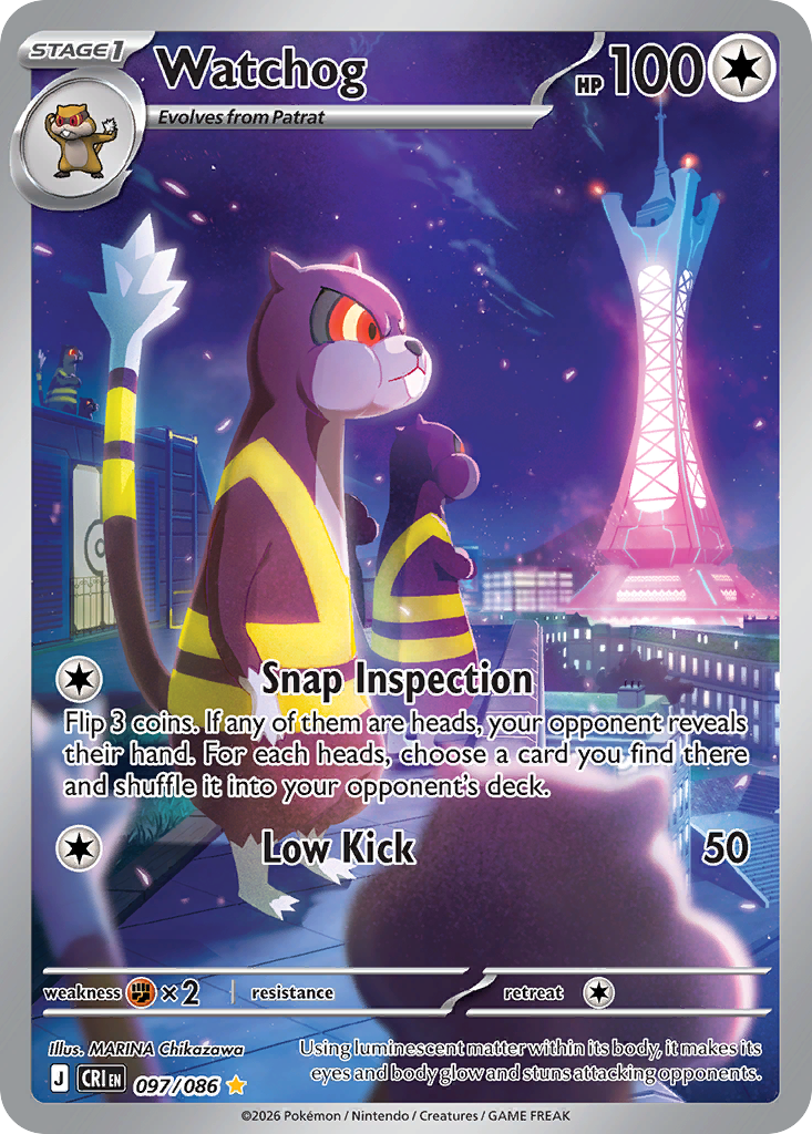 Watchog - 097/086 - holofoil - Chaos Rising