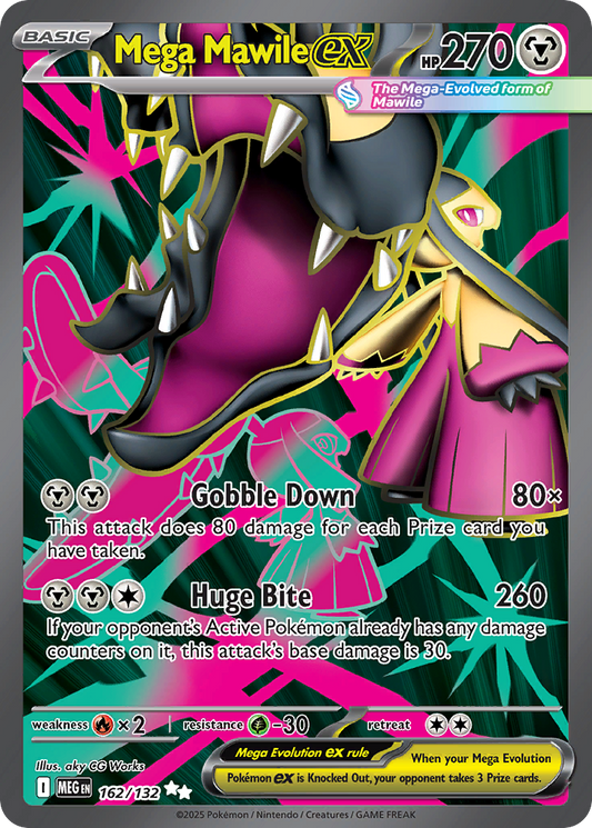 Mega Mawile ex - 162/132 - holofoil - Mega Evolution