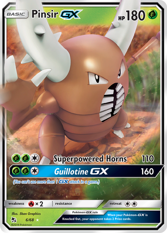 Pinsir-GX - 6/68 - holofoil - Hidden Fates