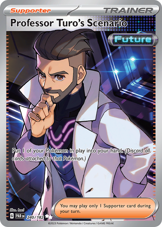 Professor Turo's Scenario - 240/182 - holofoil - Paradox Rift