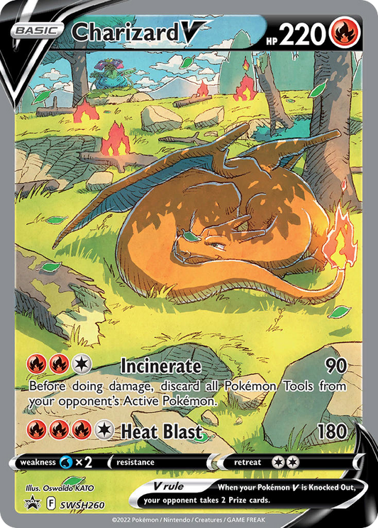 Charizard V - SWSH260 - holofoil - SWSH Black Star Promos