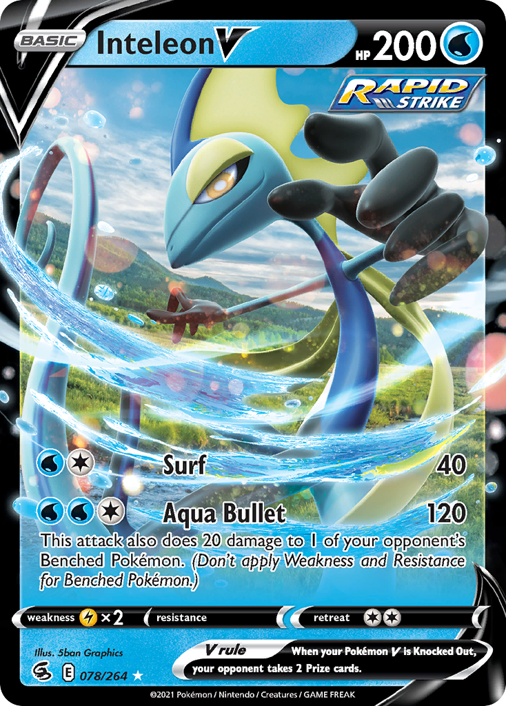 Inteleon V - 078/264 - holofoil - Fusion Strike