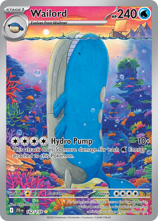 Wailord - 162/159 - holofoil - Journey Together