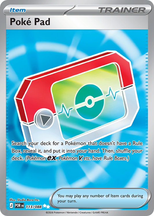 Poké Pad - 113/088 - holofoil - Perfect Order