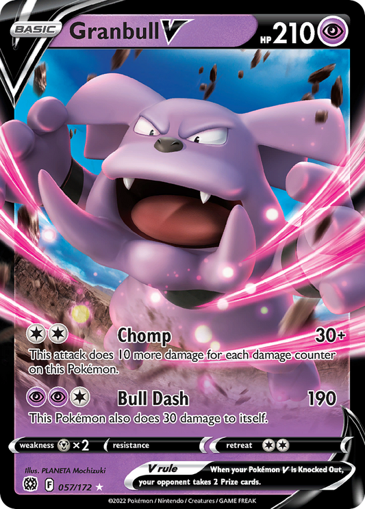 Granbull V - 057/172 - holofoil - Brilliant Stars