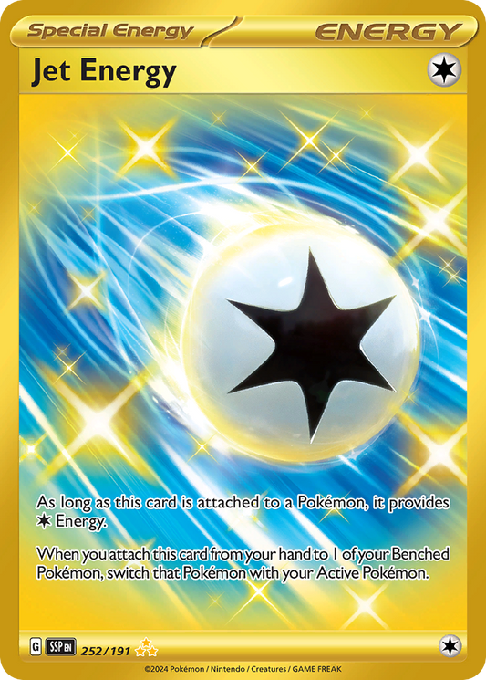 Jet Energy - 252/191 - holofoil - Surging Sparks