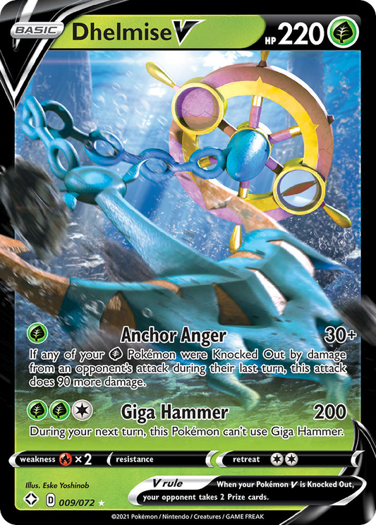 Dhelmise V - 009/072 - holofoil - Shining Fates