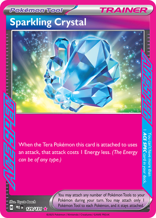 Sparkling Crystal - 129/131 - holofoil - Prismatic Evolutions