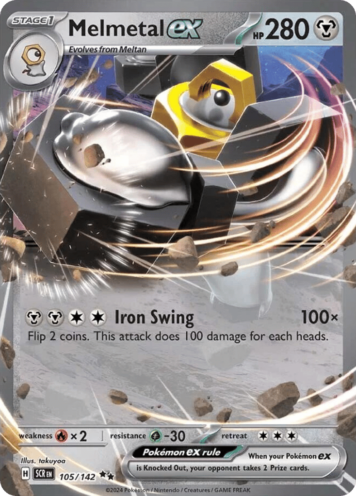 Melmetal ex - 105/142 - holofoil - Stellar Crown