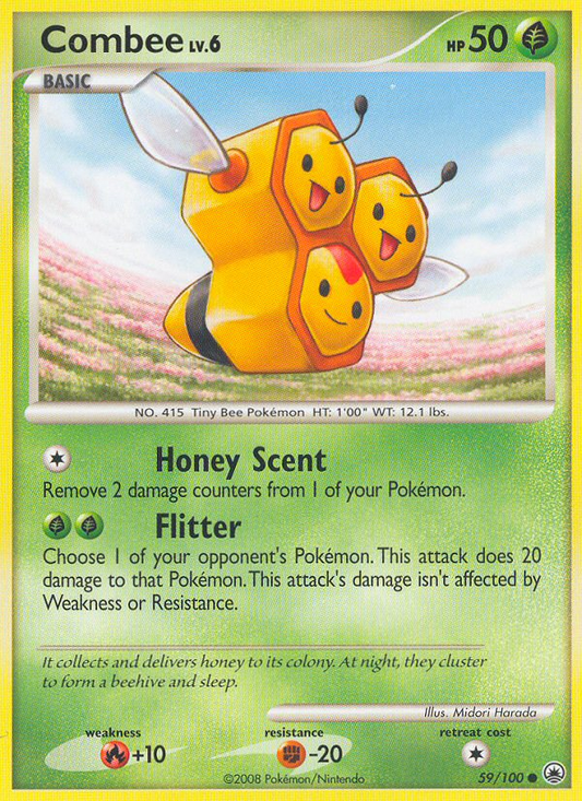Combee - 59/100 - snowflakeStamp - Majestic Dawn