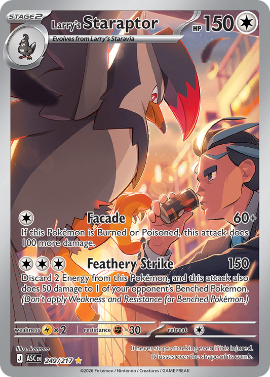 Larry's Staraptor - 249/217 - holofoil - Ascended Heroes