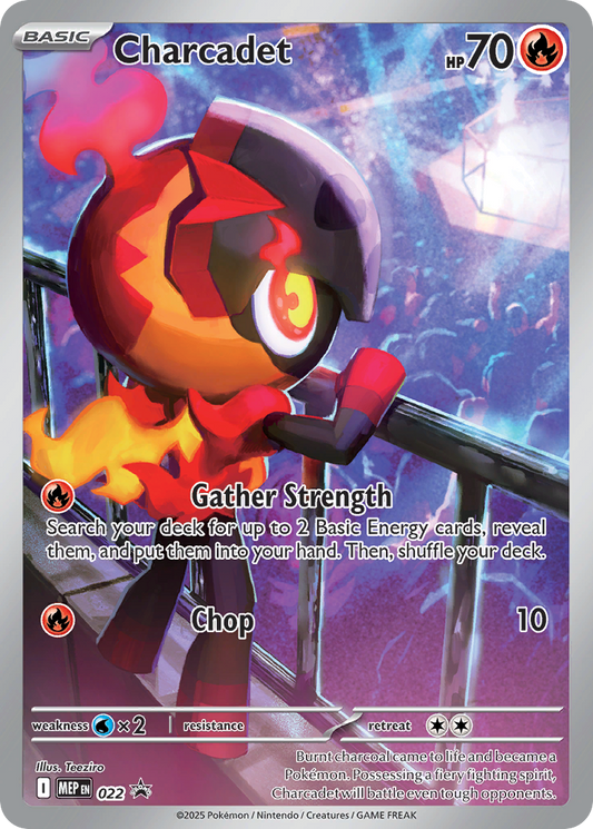 Charcadet - 022/71 - holofoil - Mega Evolution Black Star Promos
