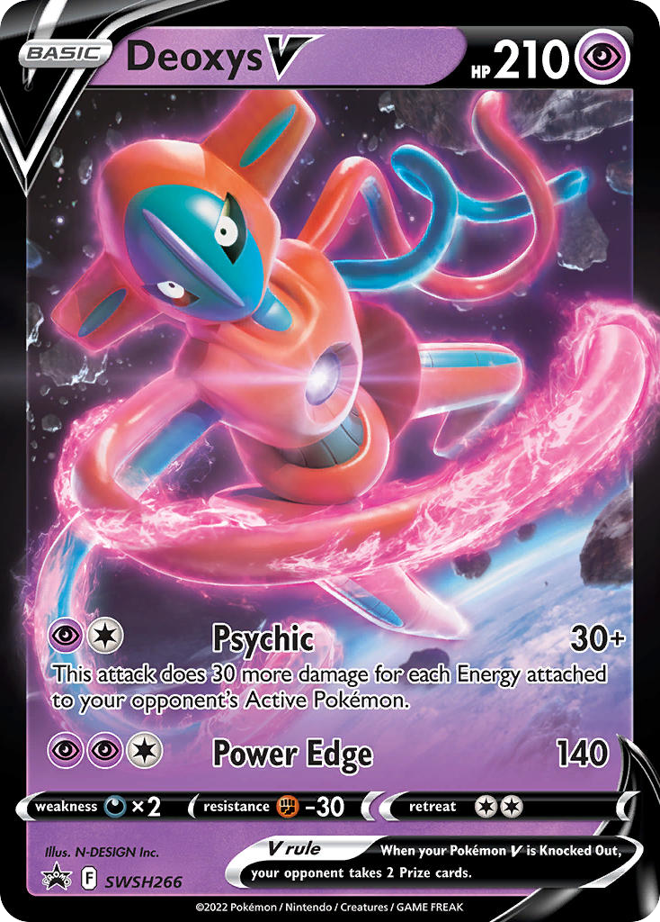 Deoxys V - 266/307 - holofoil - SWSH Black Star Promos
