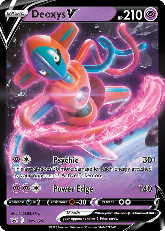 Deoxys V - 266/307 - holofoil - SWSH Black Star Promos