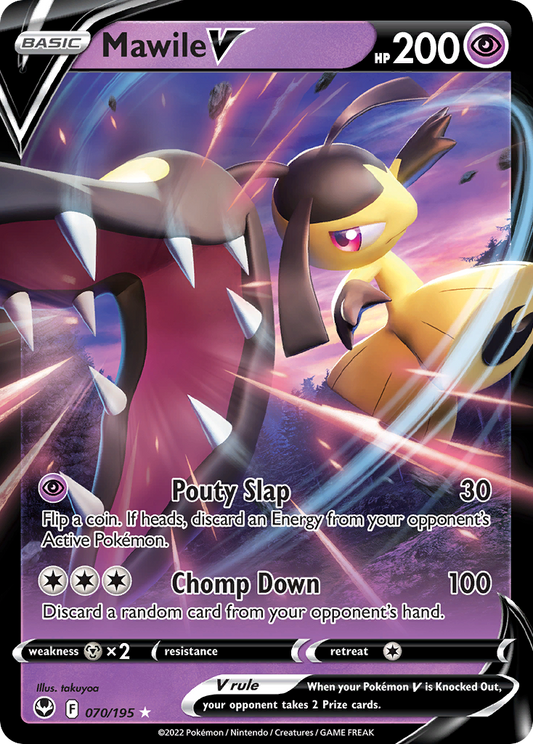 Mawile V - 070/195 - holofoil - Silver Tempest