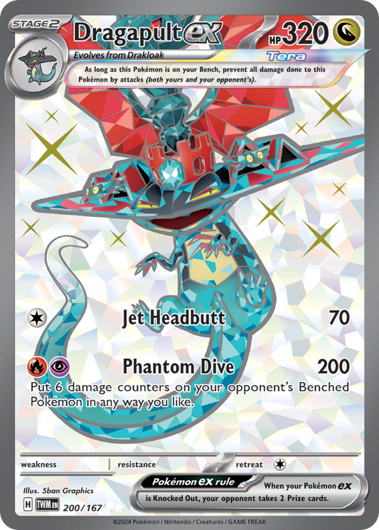 Dragapult ex - 200/167 - holofoil - Twilight Masquerade