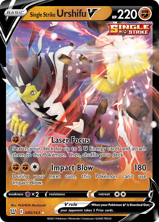 Single Strike Urshifu V - 085/163 - holofoil - Battle Styles