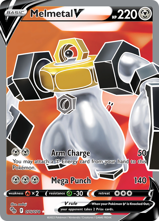 Melmetal V - 075/078 - holofoil - Pokémon GO