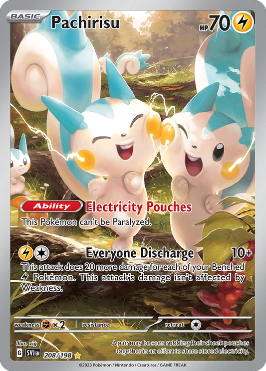 Pachirisu - 208/198 - holofoil - Scarlet & Violet