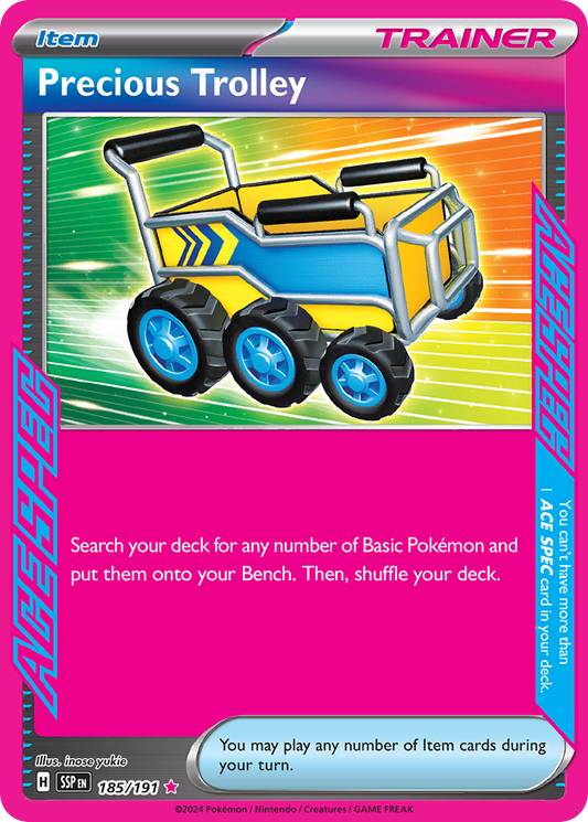 Precious Trolley - 185/191 - holofoil - Surging Sparks