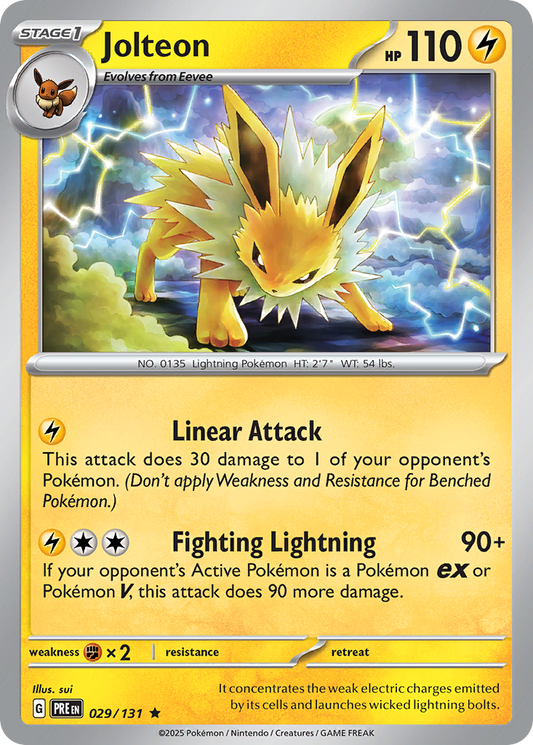 Jolteon - 029/131 - pokeBallReverseHolofoil - Prismatic Evolutions