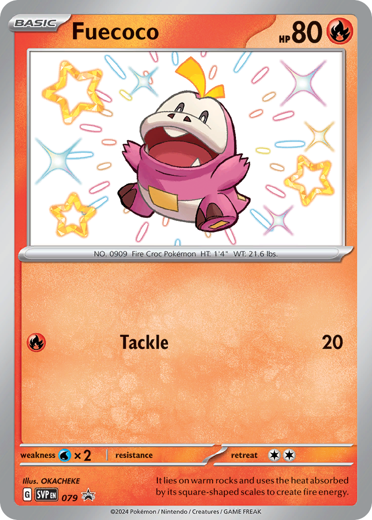 Fuecoco - 79/224 - holofoil - Scarlet & Violet Black Star Promos
