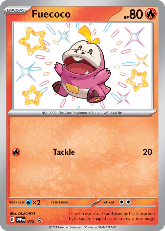 Fuecoco - 79/224 - holofoil - Scarlet & Violet Black Star Promos