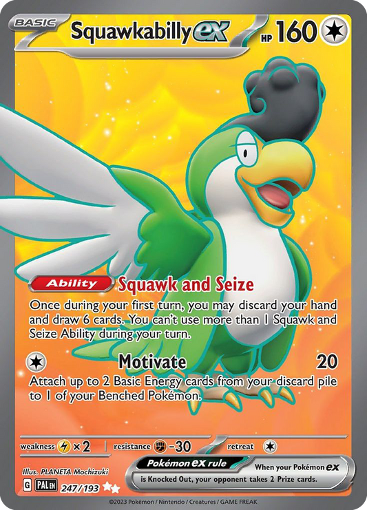 Squawkabilly ex - 247/193 - holofoil - Paldea Evolved