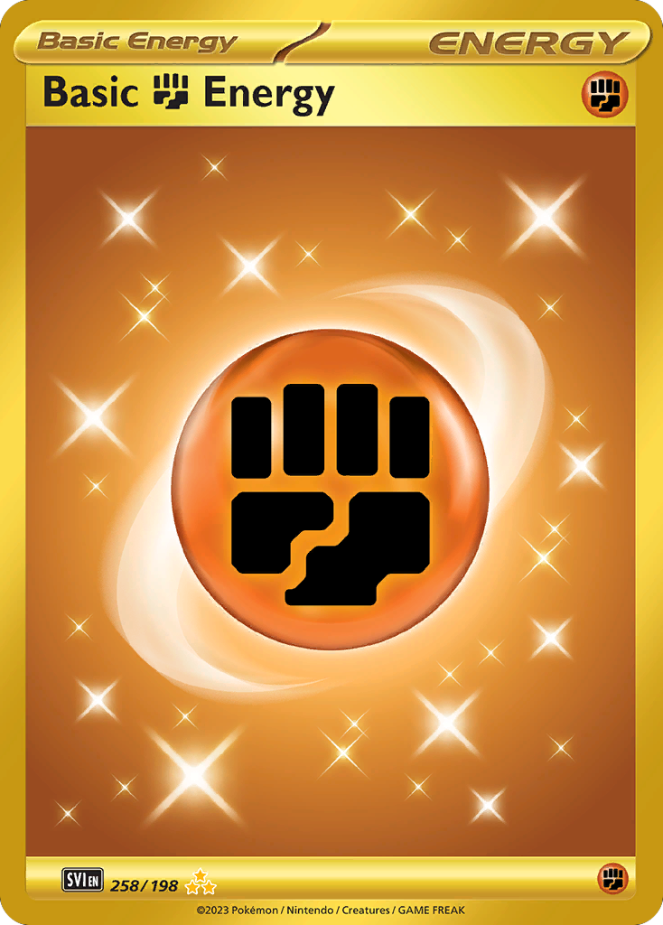 Basic Fighting Energy - 258/198 - holofoil - Scarlet & Violet
