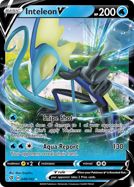 Inteleon V - 049/192 - holofoil - Rebel Clash