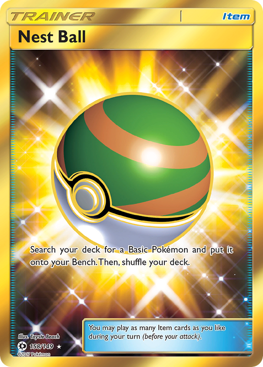 Nest Ball - 158/149 - holofoil - Sun & Moon