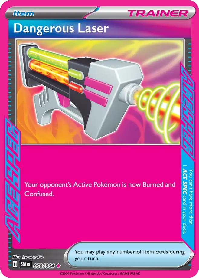 Dangerous Laser - 058/064 - holofoil - Shrouded Fable