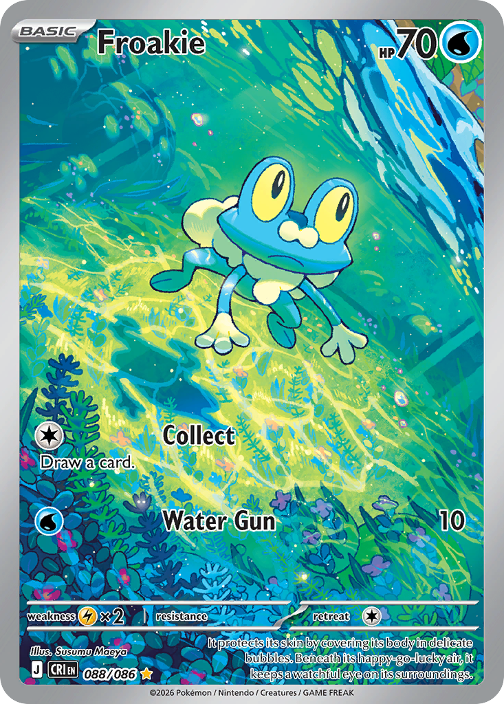 Froakie - 088/086 - holofoil - Chaos Rising