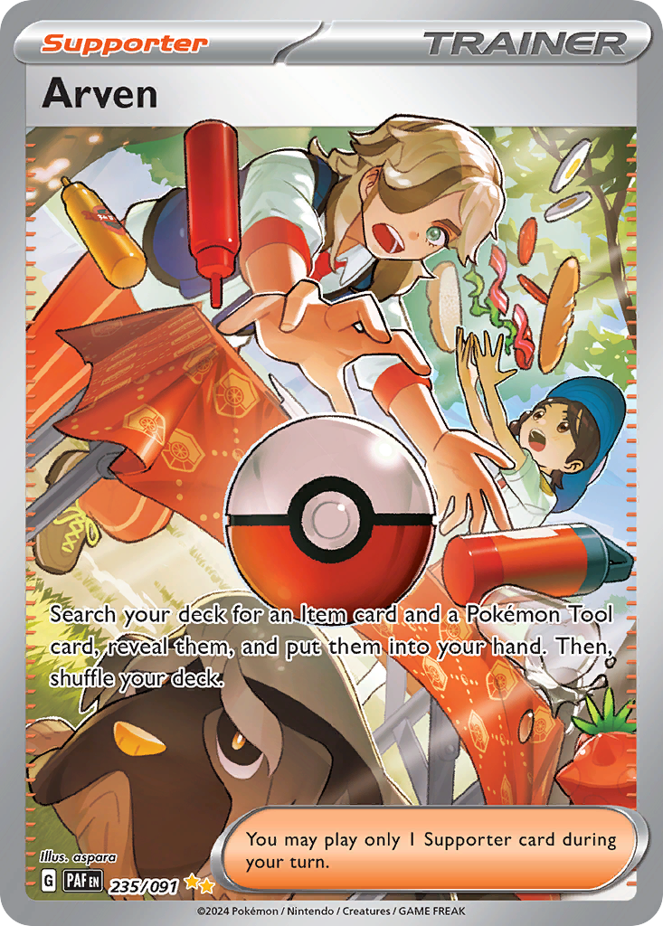 Arven - 235/091 - holofoil - Paldean Fates