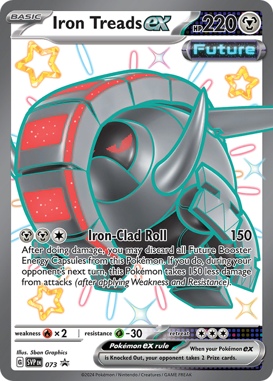Iron Treads ex - 73/224 - holofoil - Scarlet & Violet Black Star Promos