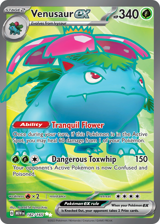 Venusaur ex - 182/165 - holofoil - 151