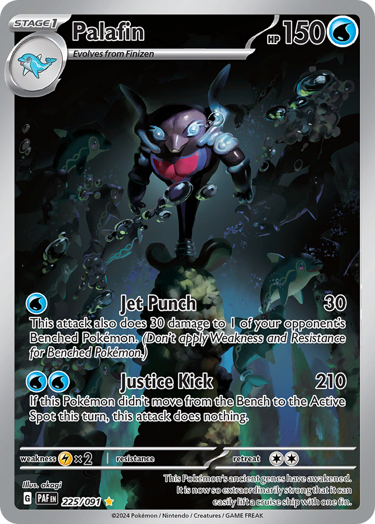 Palafin - 225/091 - holofoil - Paldean Fates